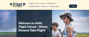Screenshot of AMA Flight School